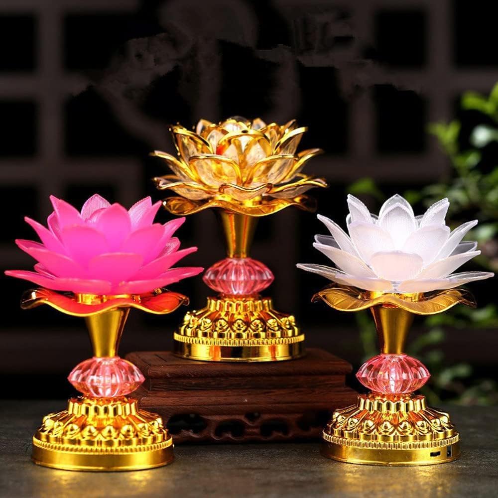 Amazon.co.jp: 蓮花 仏花 蓮華 蓮華灯 蓮の花 仏具 ロータス 蓮 造花